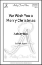 We Wish You a Merry Christmas SATB choral sheet music cover